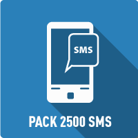 Pack 2500 SMS PRO